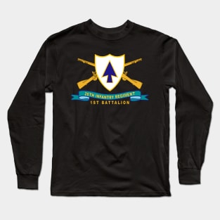 26th Infantry Regiment - DUI w Br - Ribbon - 1st Bn X 300 Long Sleeve T-Shirt